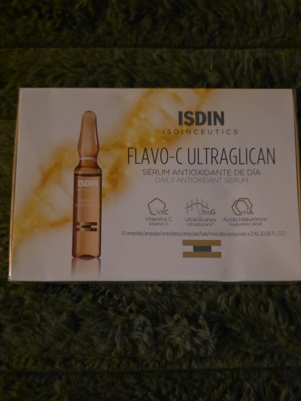 Flavo-C Ultraglican Daily Antioxidant Serum Ampoules - Gold